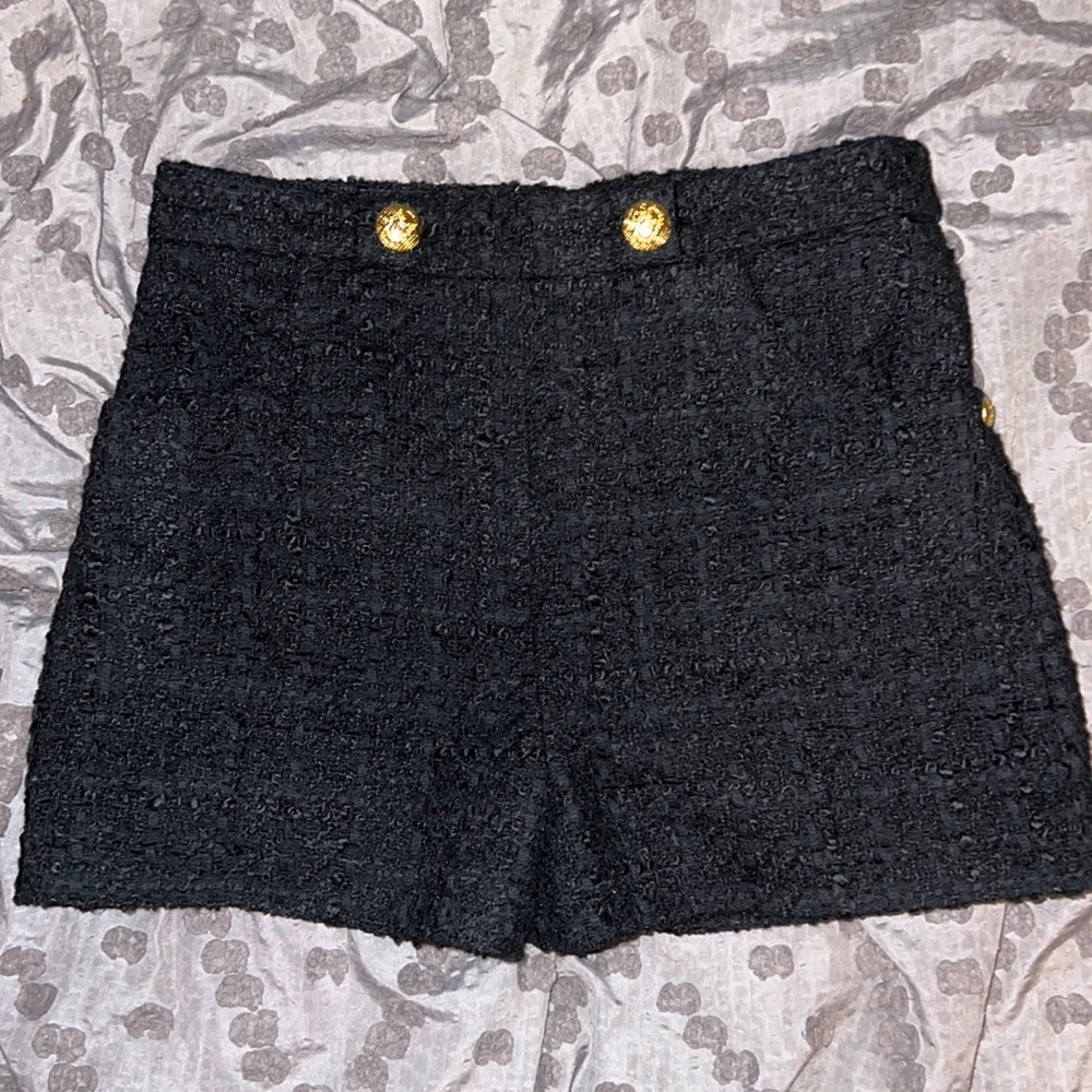Zara tweed shorts